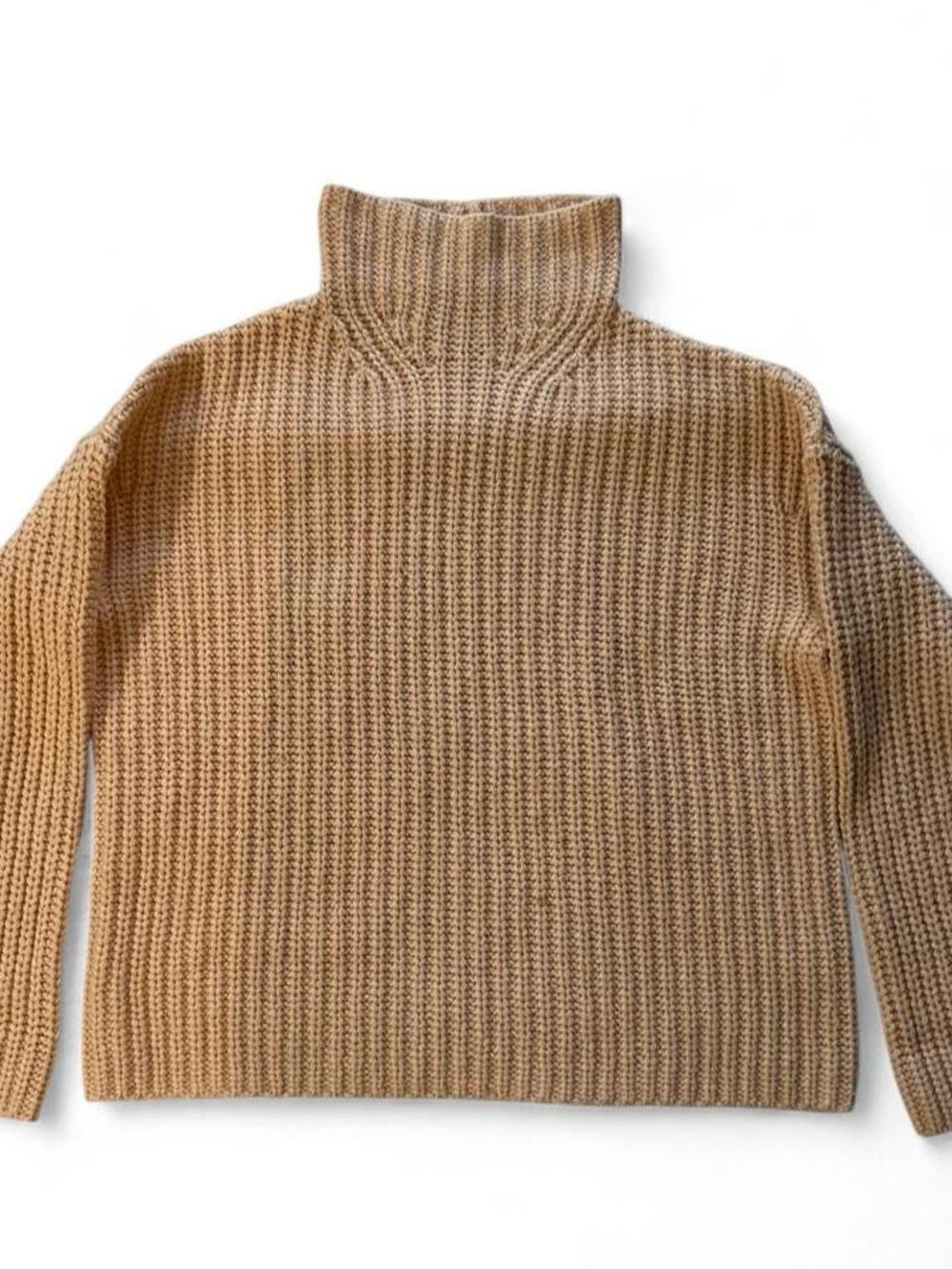 Vince chunky rib-knit turtleneck sweater Size M